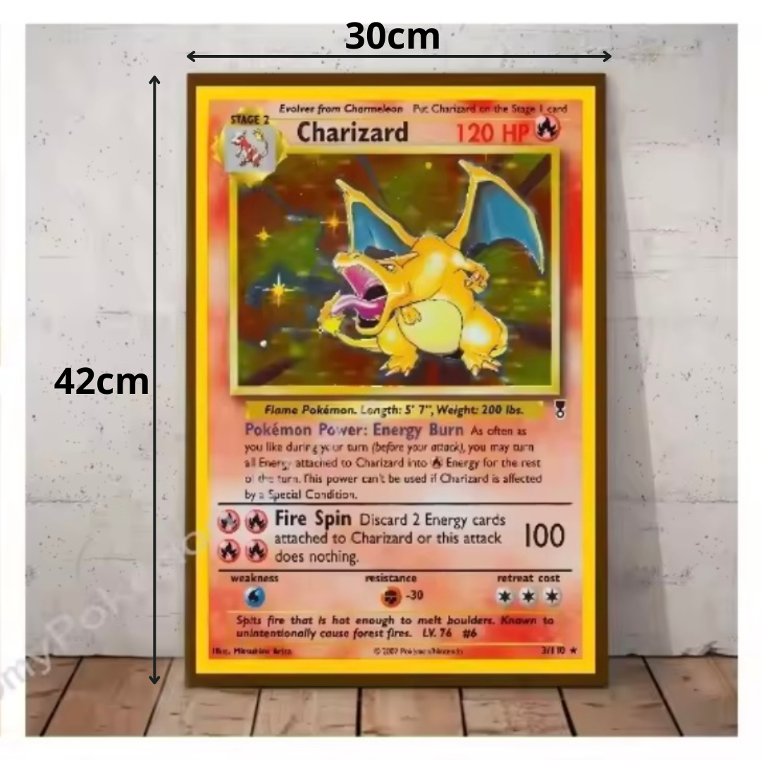 Póster de carta Pokémon 1996