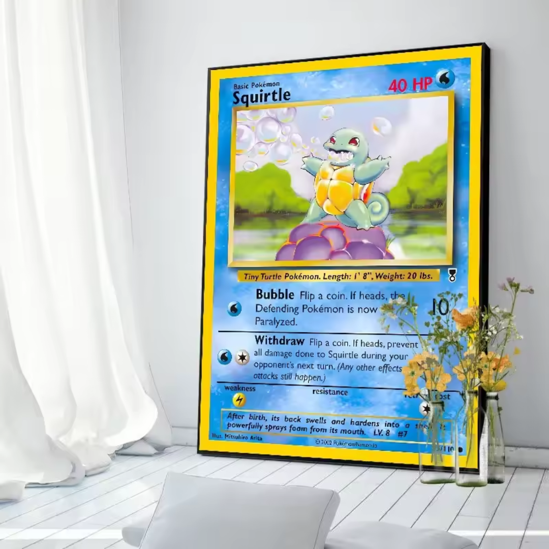 Póster de carta Pokémon 1996