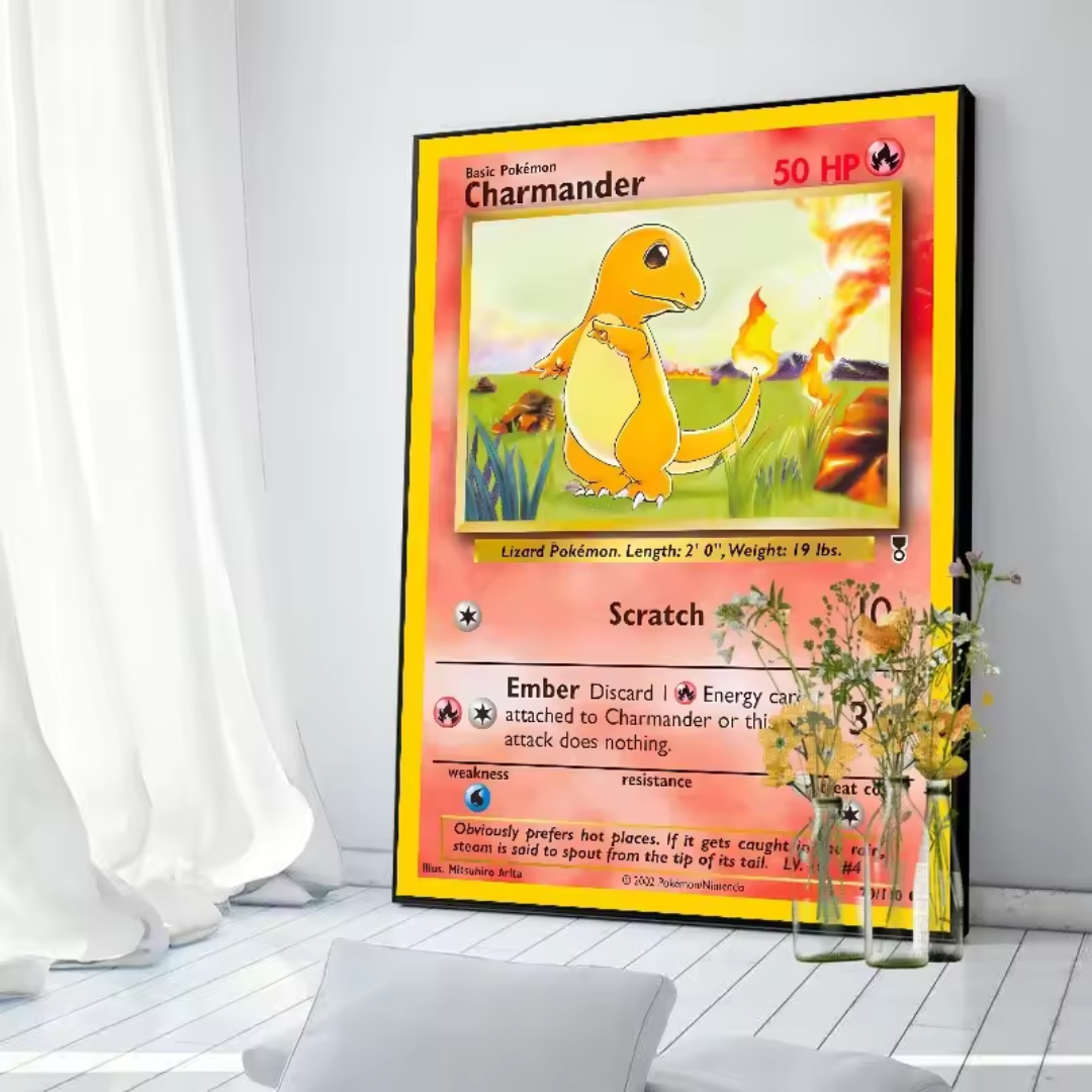 Póster de carta Pokémon 1996