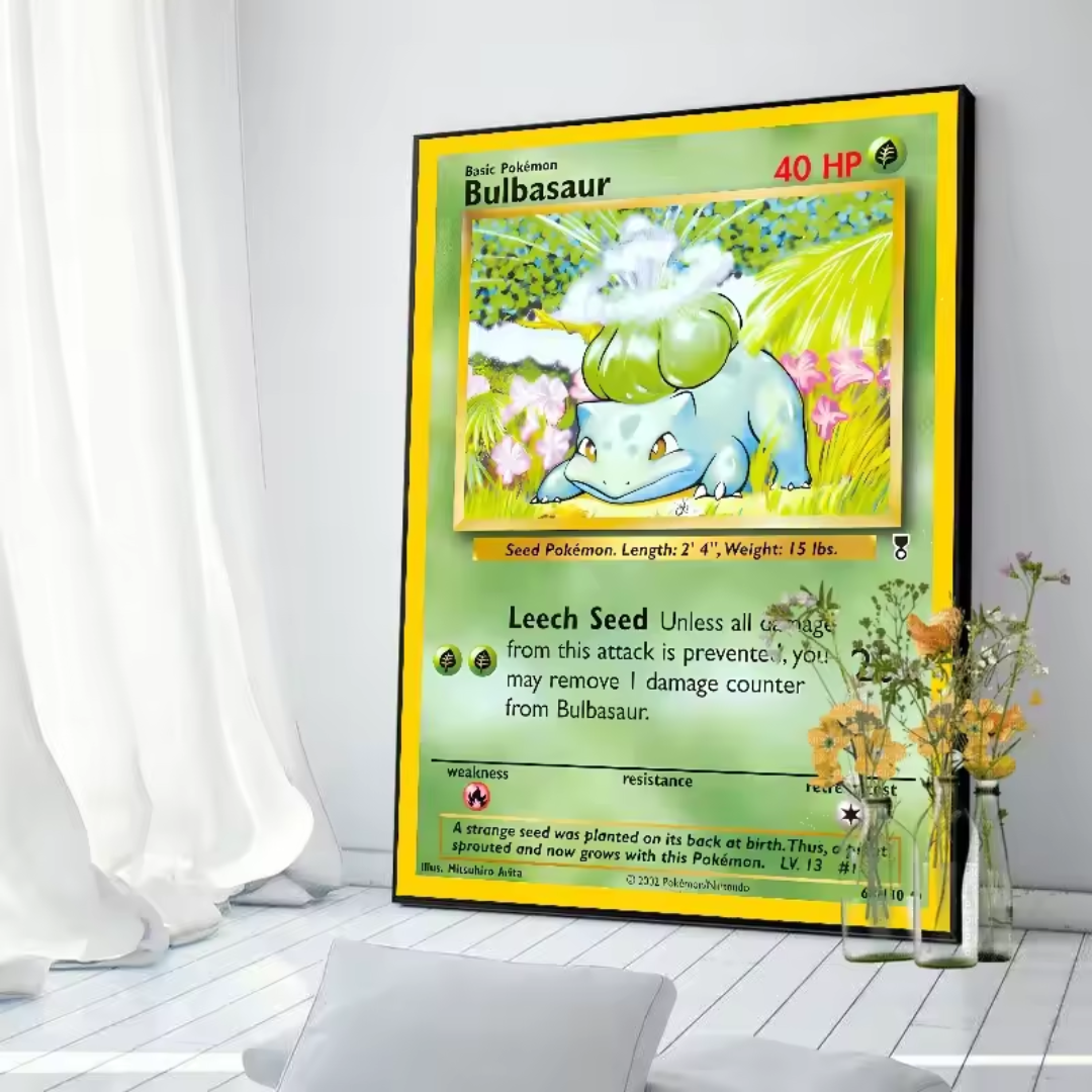 Póster de carta Pokémon 1996