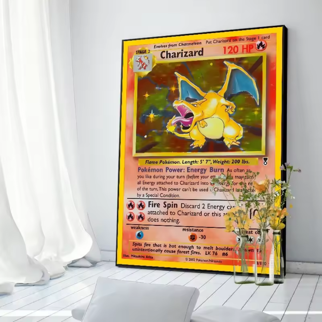 Póster de carta Pokémon 1996